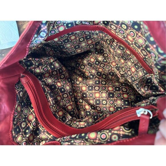 Tignanello 20th anniversary red leather shoulder bag - Picture 4 of 10